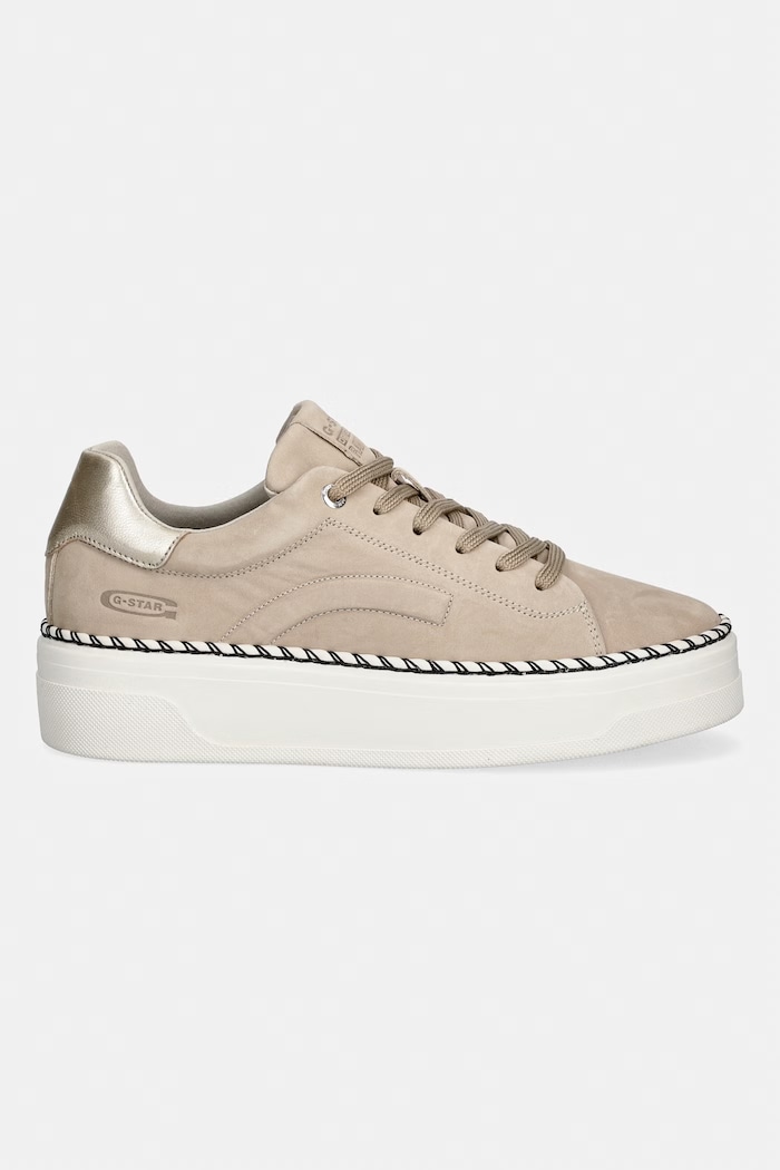 G-Star JORD NUB W sneakersy damskie nubukowe D29859.01.J280 beżowy SS26