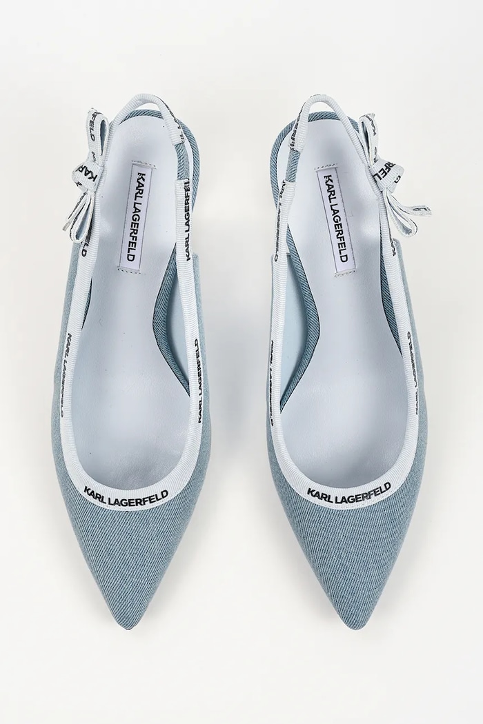 Karl Lagerfeld tocuri din piele Sienna albastru KL32706D.DAB