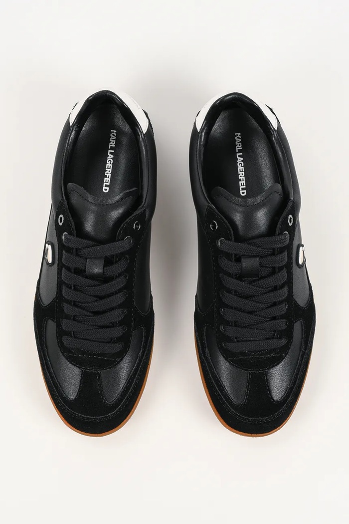 Δερμάτινα sneakers Karl Lagerfeld Kandidate Nft μαύρο KL63833N.300
