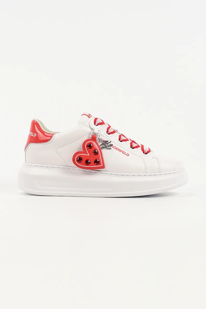 Karl Lagerfeld sneakers din piele Kapri altele alb KL62516V.01D