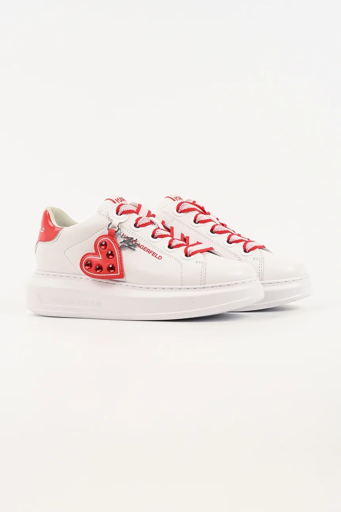 Karl Lagerfeld sneakers din piele Kapri KL62516V.01D alb SS26