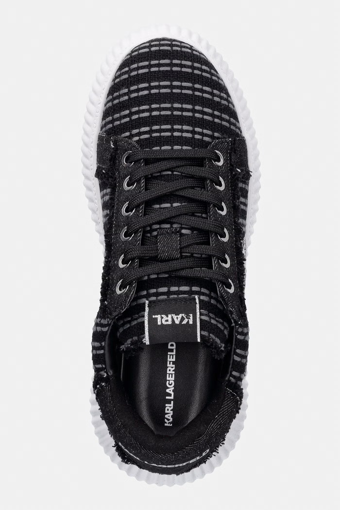 Karl Lagerfeld Kreeper Lo sneakers da donna nero KL42326B.B0U