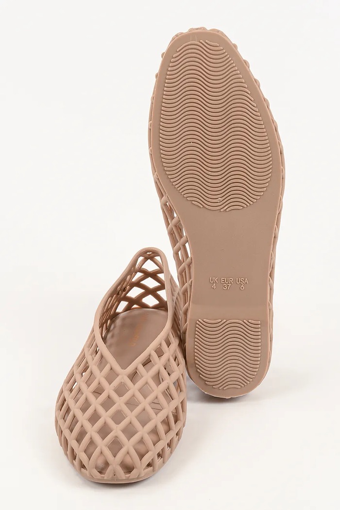 Karl Lagerfeld baleríny Jelly Ballet KL80036.V88 béžová