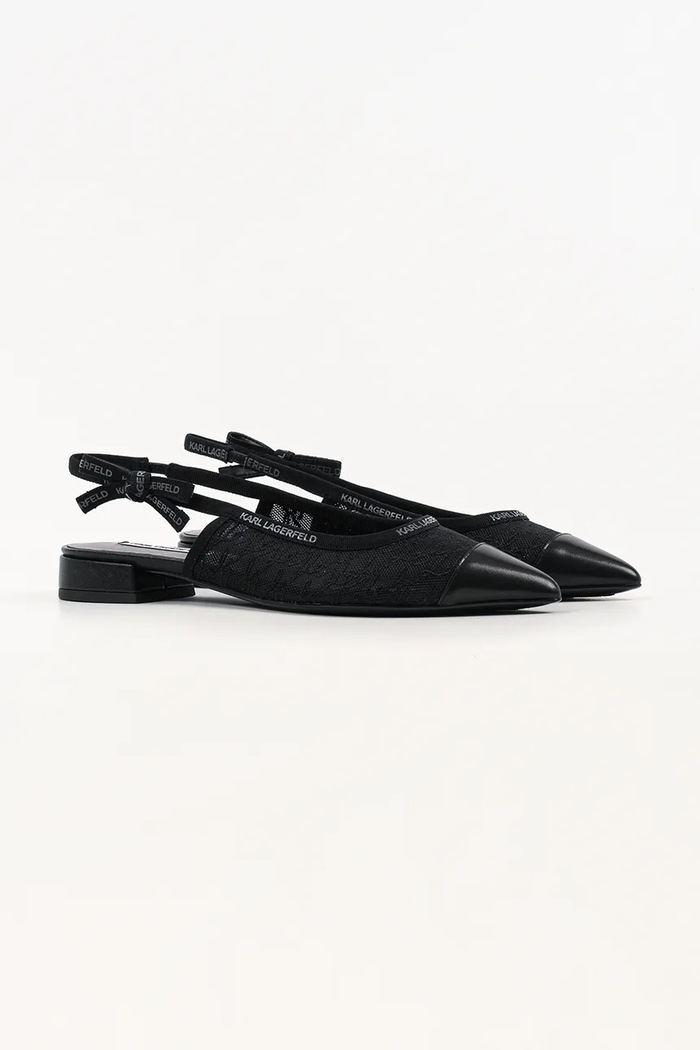 Karl Lagerfeld balerini Kerrie KL40158.M0X negru SS26