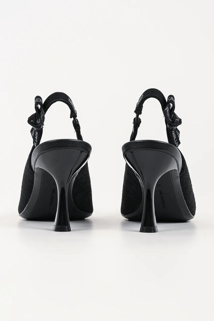 Încălțăminte Karl Lagerfeld pantofi stiletto piele Sienna KL32728.M0X negru