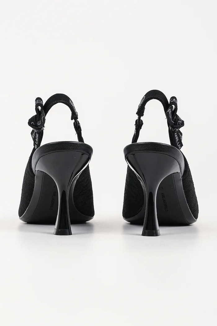 Încălțăminte Karl Lagerfeld pantofi stiletto piele Sienna KL32728.M0X negru