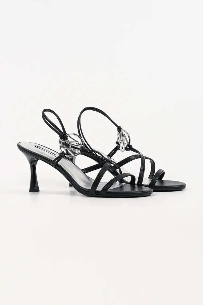 Kožené lodičky Karl Lagerfeld Sienna KL32702A.000 čierna SS26