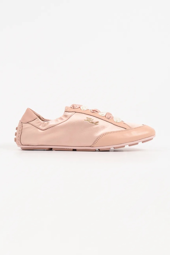 Karl Lagerfeld sneakersy Ariella tekstylny różowy KL40820.4NU