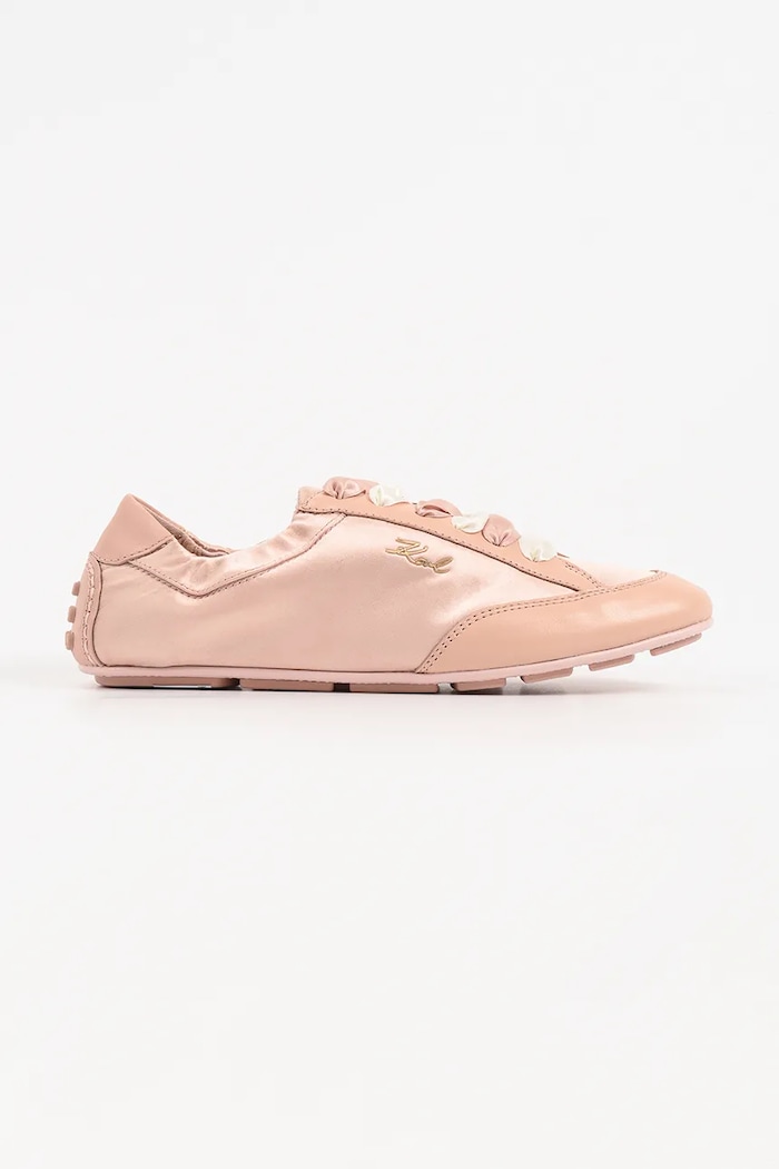 Karl Lagerfeld sneakersy Ariella tekstylny różowy KL40820.4NU