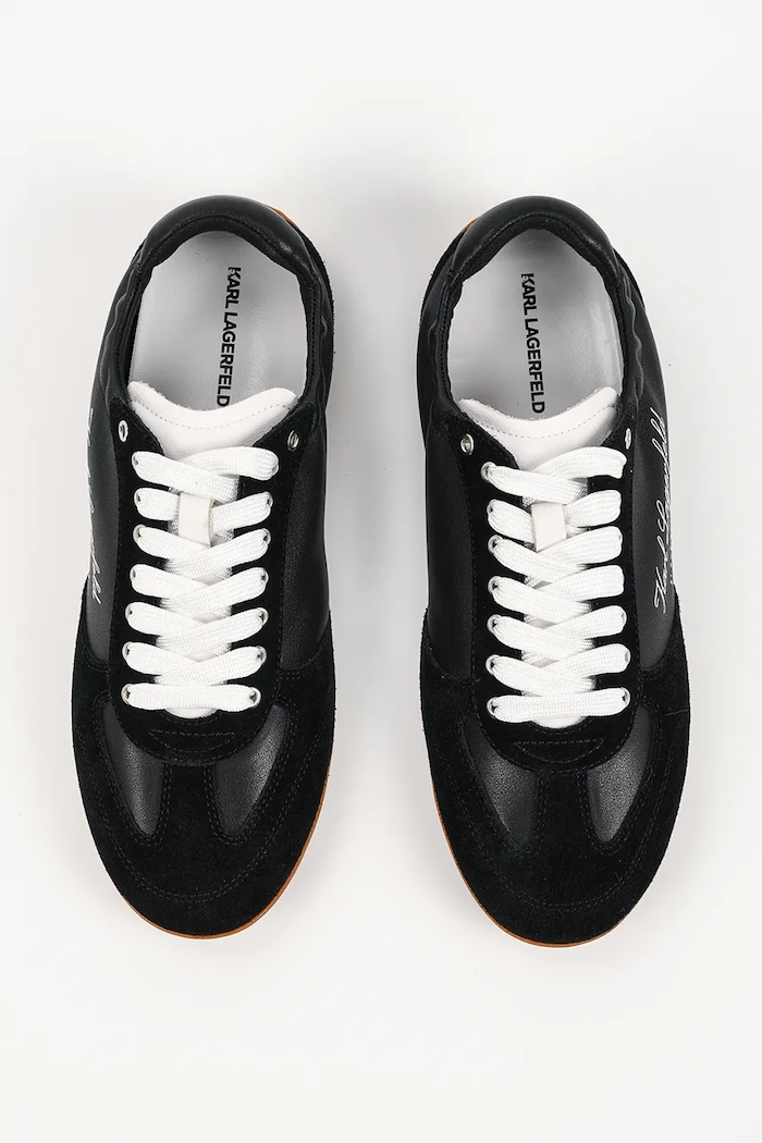 Karl Lagerfeld Altia sneakersy damskie skórzane czarny KL66125.300