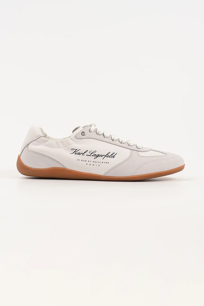 Karl Lagerfeld Altia sneakers pentru femei, din piele alb KL66125.311