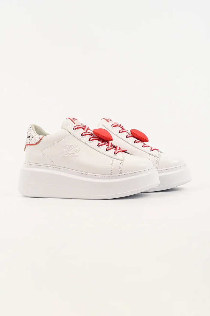 Karl Lagerfeld sneakers din piele Anakapri KL63516V.01D alb SS26
