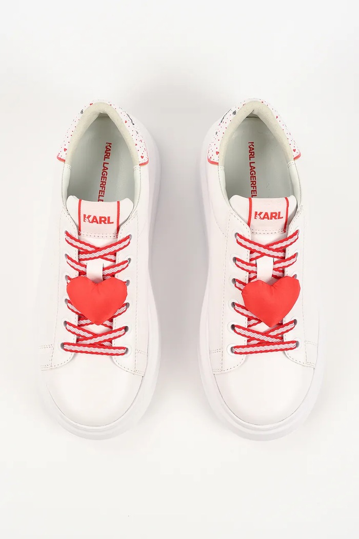 Karl Lagerfeld sneakers din piele Anakapri alb KL63516V.01D