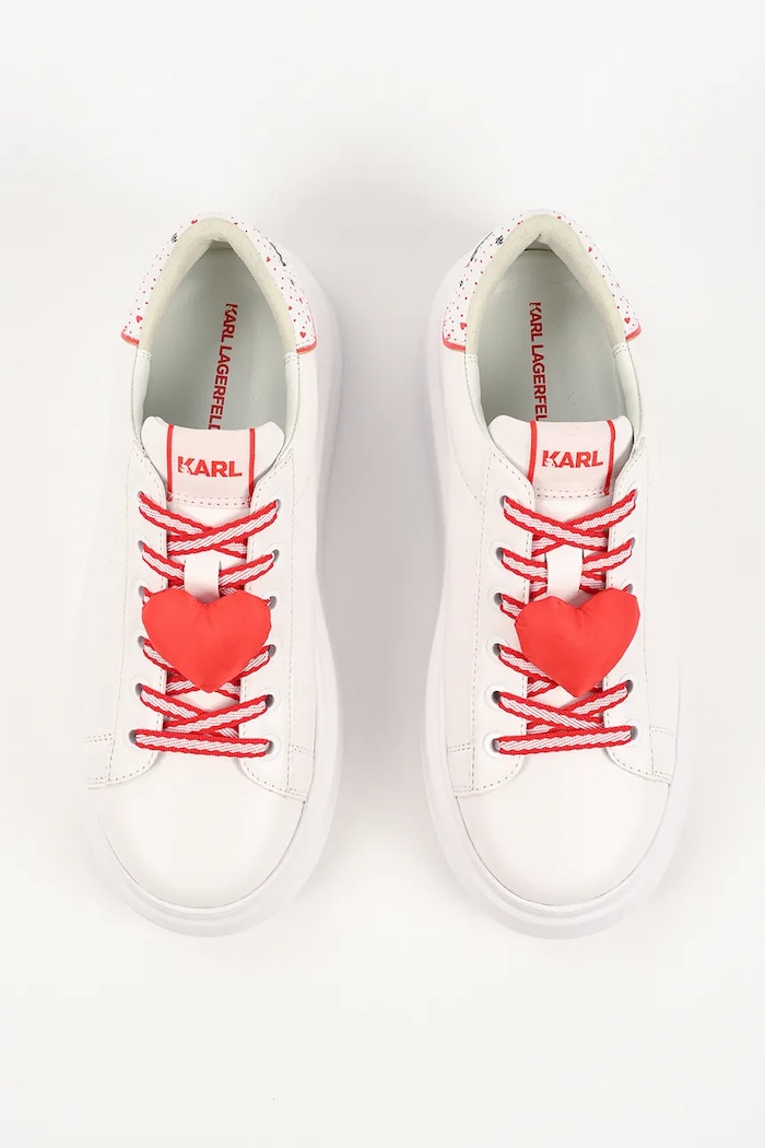 Karl Lagerfeld sneakers din piele Anakapri alb KL63516V.01D