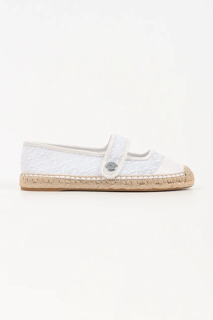 Karl Lagerfeld espadrilles női Kamini fehér KL80104A.M11