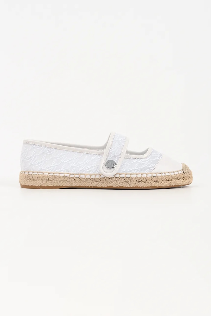 Karl Lagerfeld espadrilles női Kamini fehér KL80104A.M11