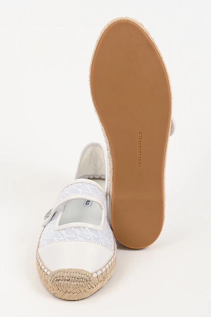 Karl Lagerfeld espadrilles női Kamini KL80104A.M11 fehér