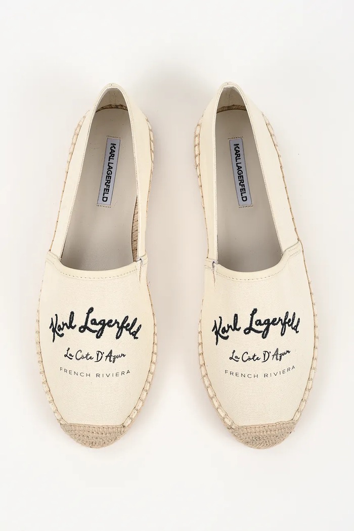 Karl Lagerfeld espadrile Kamini bej KL80110A.9T1