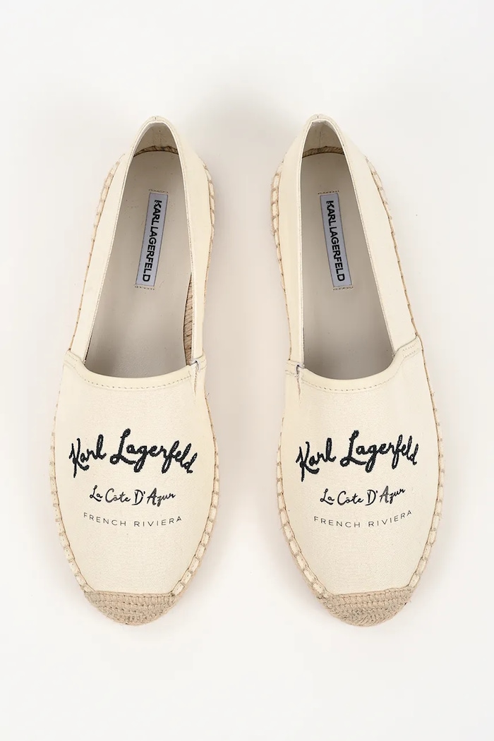 Karl Lagerfeld espadrile Kamini bej KL80110A.9T1