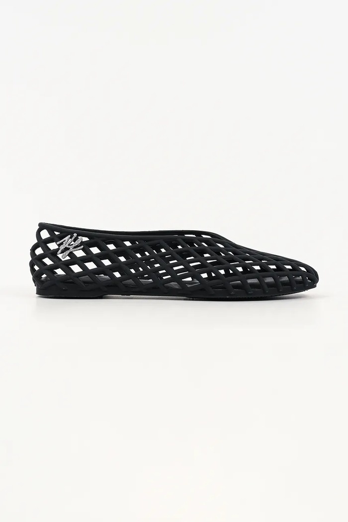 Baleríny Karl Lagerfeld Jelly Ballet čierna KL80036.V00
