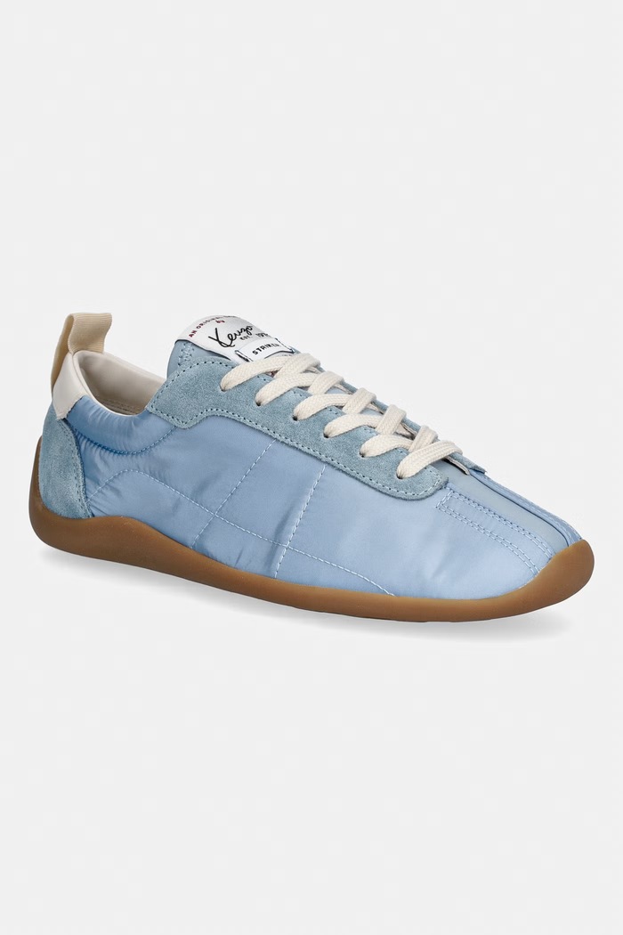 Tenisky Kenzo Low top sneaker semišová koža modrá FG52SN122F55.62