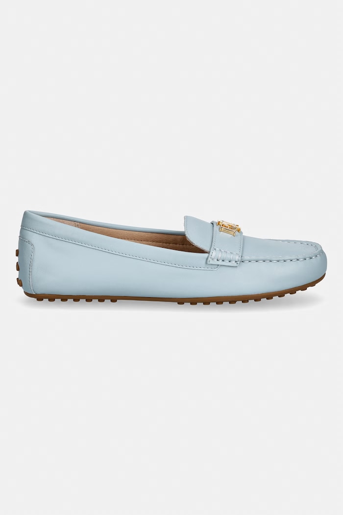 Lauren Ralph Lauren μοκασίνια Γυναικεία δερμάτινα Barnsbury 802852847029.400 μπλε SS26