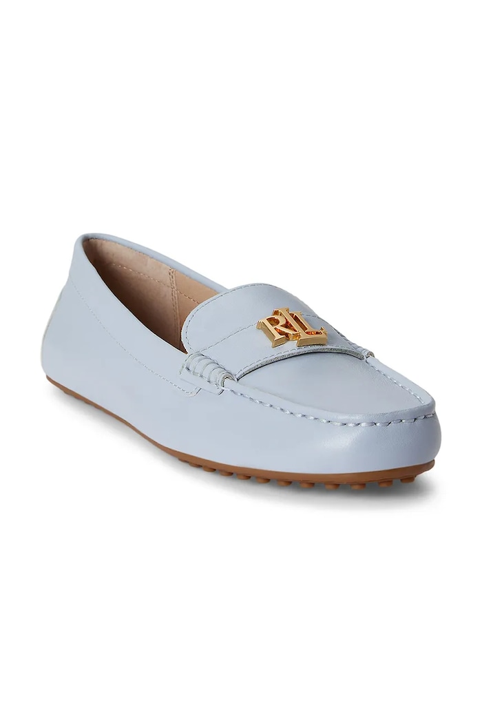 Lauren Ralph Lauren mocasini pentru femei, din piele Barnsbury 802852847029.400 albastru SS26
