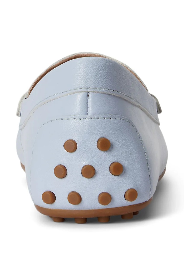 Lauren Ralph Lauren mocasini pentru femei, din piele Barnsbury albastru 802852847029.400