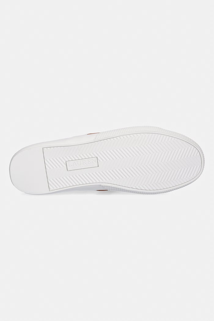 Lauren Ralph Lauren Janson II sneakersy damskie skórzane 802925365011.100 biały