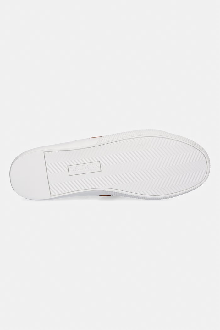 Lauren Ralph Lauren Janson II sneakersy damskie skórzane 802925365011.100 biały
