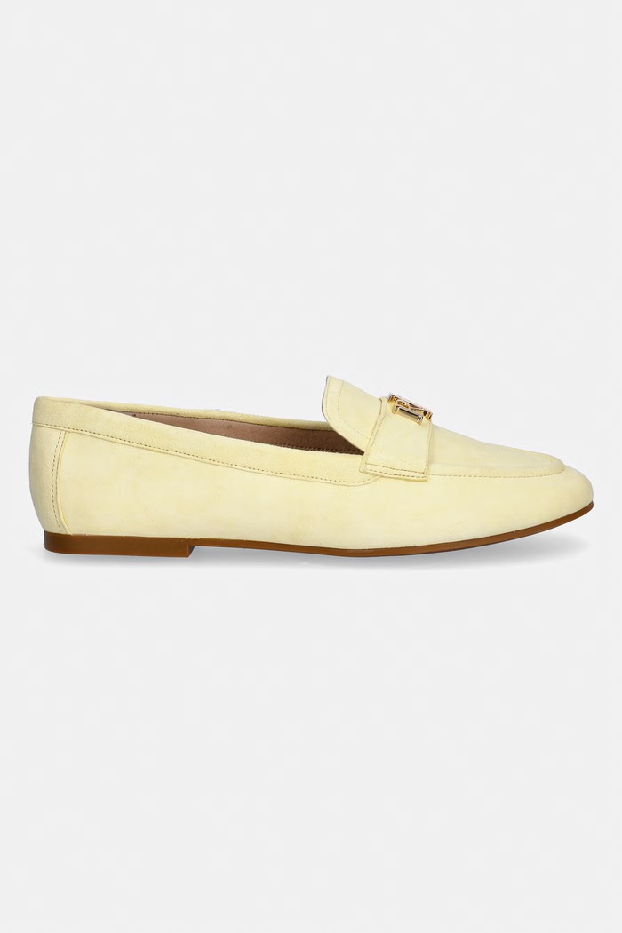 Lauren Ralph Lauren mokasini ženski semišasti Averi III 802946809015.700 rumena SS26