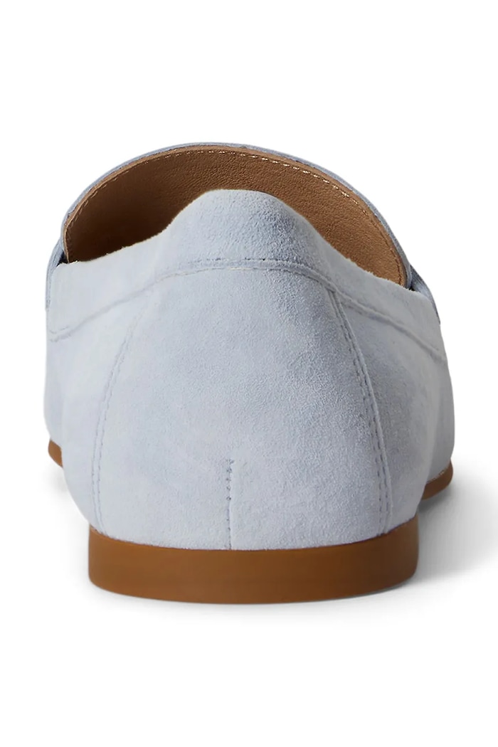 Lauren Ralph Lauren mocasini pentru femei, din piele întoarsă Averi III albastru 802946809016.400