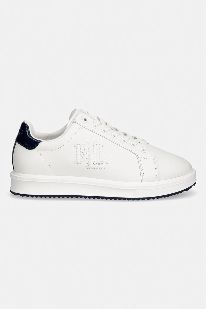 Lauren Ralph Lauren Ainsley sneakers pentru femei, din piele 802959226002.100 alb SS26