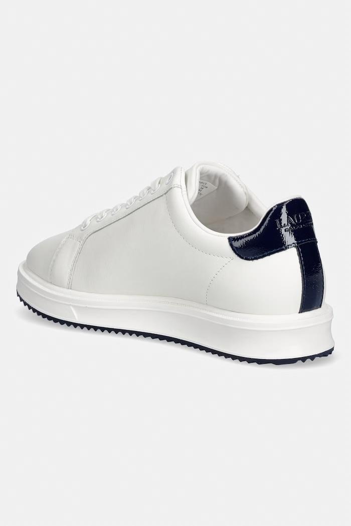 Încălțăminte Lauren Ralph Lauren Ainsley sneakers pentru femei, din piele 802959226002.100 alb