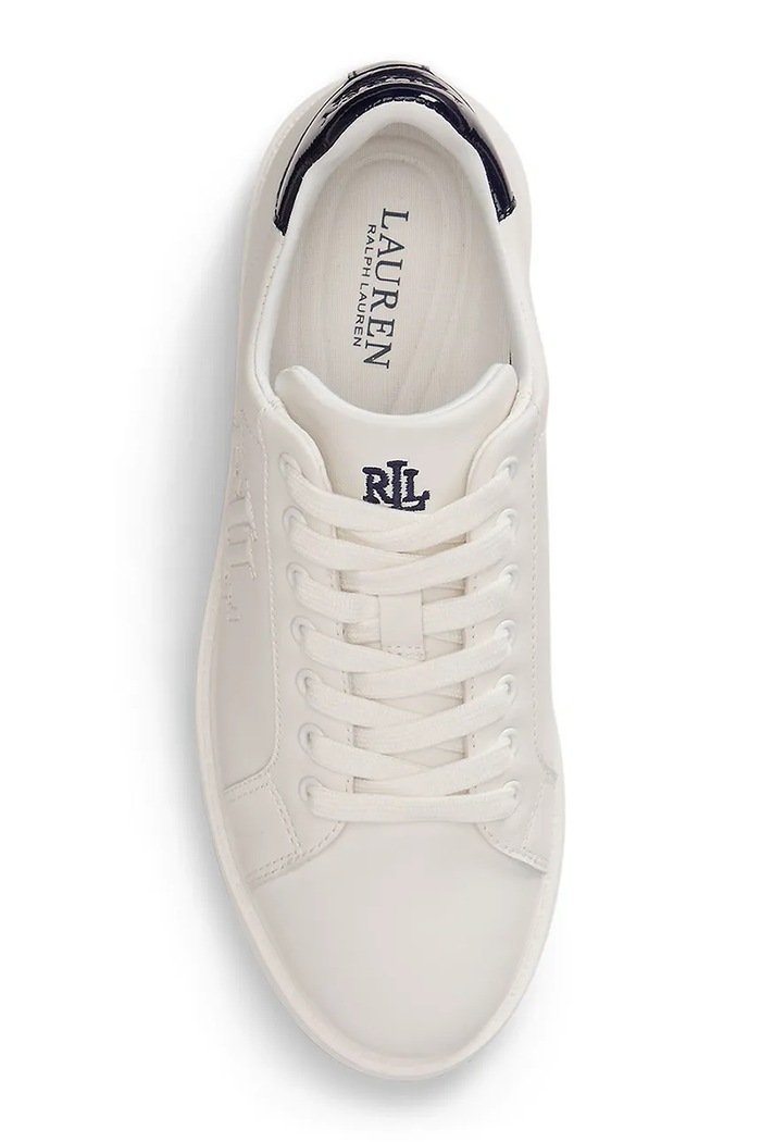Cipők Lauren Ralph Lauren Ainsley női bőr sportcipő 802959226002.100 fehér