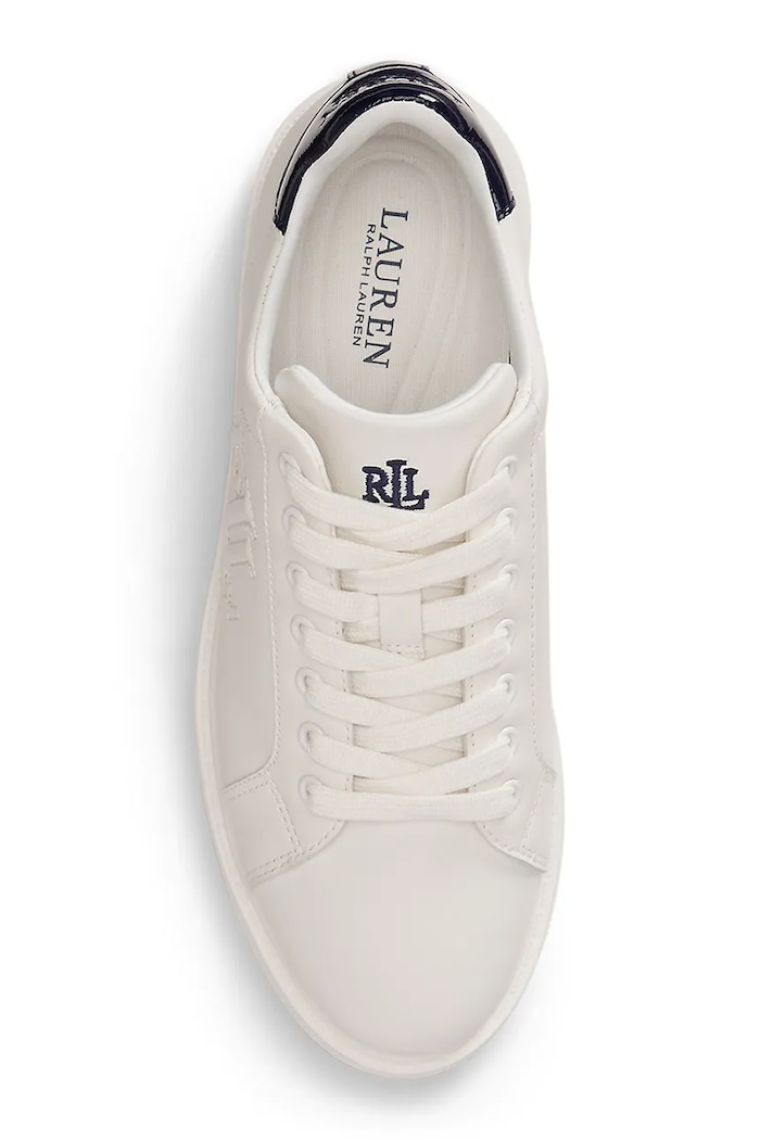 Cipők Lauren Ralph Lauren Ainsley női bőr sportcipő 802959226002.100 fehér