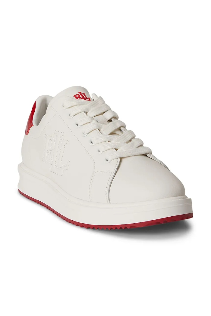 Lauren Ralph Lauren Ainsley tenisky dámske kožené 802959226003.100 biela SS26