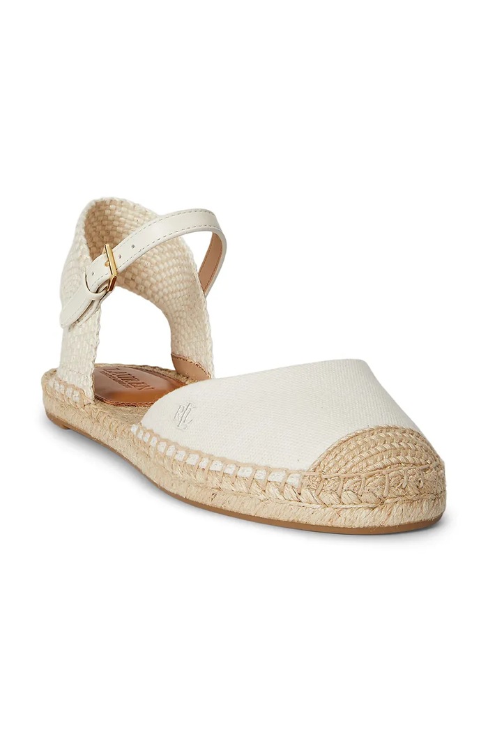 Lauren Ralph Lauren espadrilky dámske Robby Flat 802982888003.100 béžová SS26