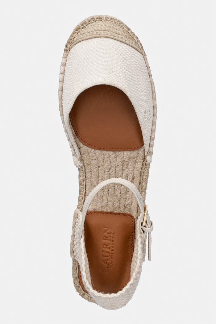 Lauren Ralph Lauren espadrilky dámske Robby Flat béžová 802982888003.100
