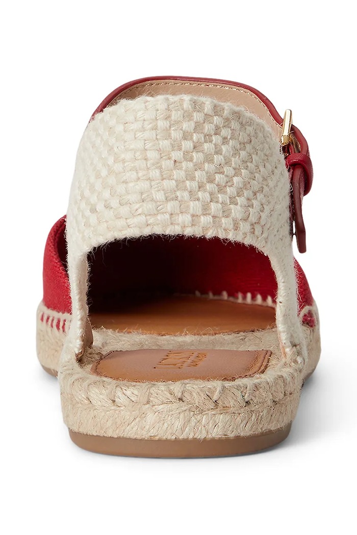 Lauren Ralph Lauren эспадрильи для женщин Robby Flat красный 802982888004.600