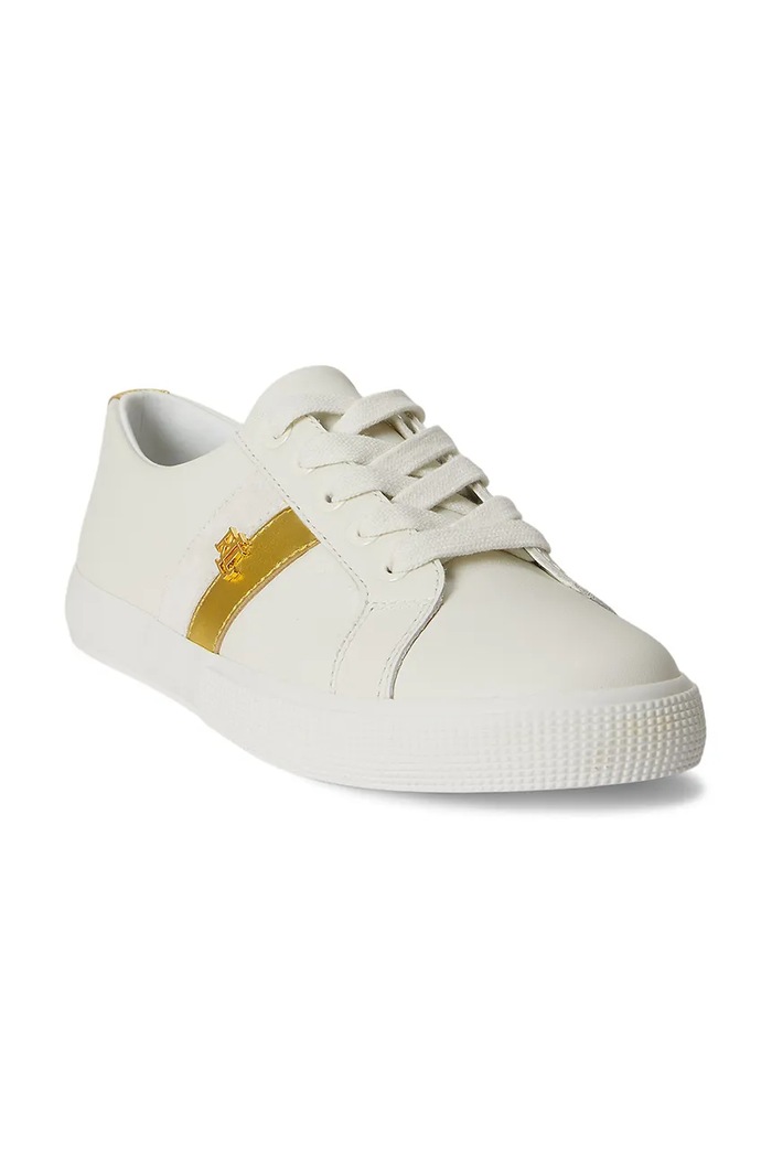 Lauren Ralph Lauren Janson II sneakers de femei din piele 802P02521002.100 alb SS26