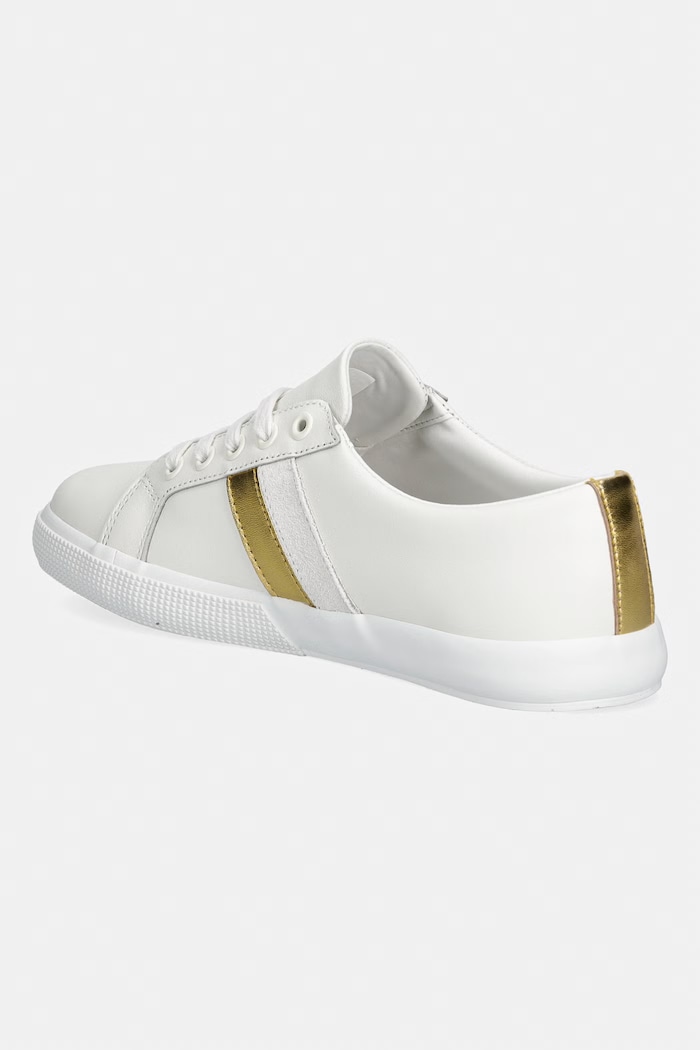 Încălțăminte Lauren Ralph Lauren Janson II sneakers de femei din piele 802P02521002.100 alb