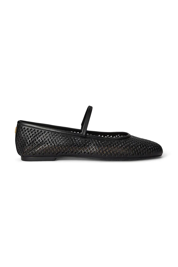 Lauren Ralph Lauren baleriny skórzane Jayna Mj czarny 802P04176001.001
