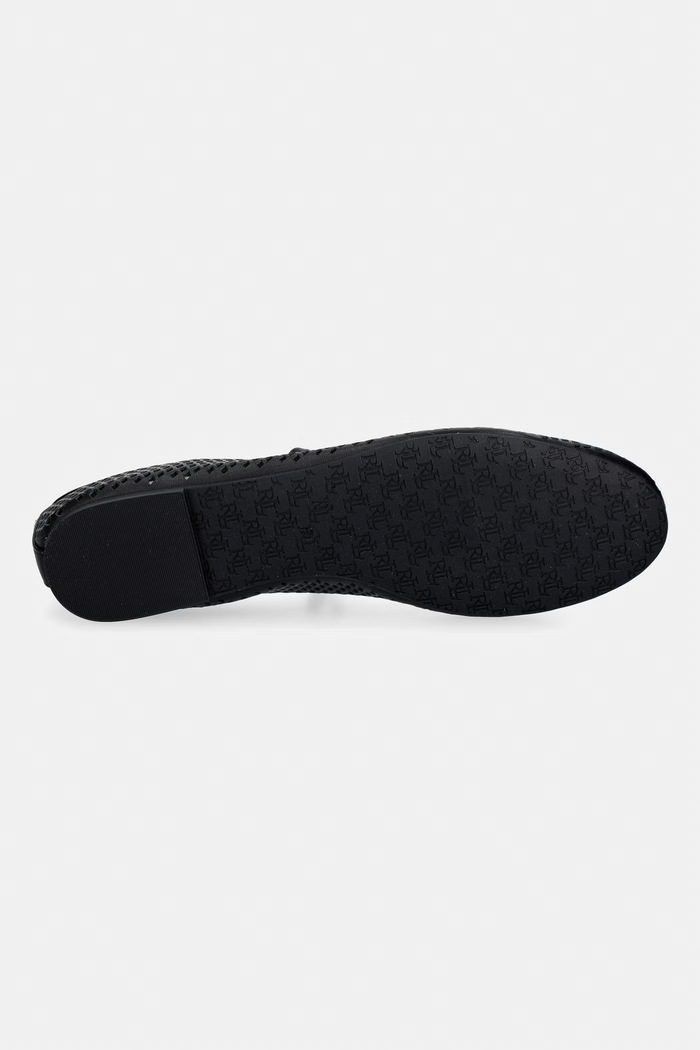 Lauren Ralph Lauren балетки кожаные Jayna Mj 802P04176001.001 чёрный