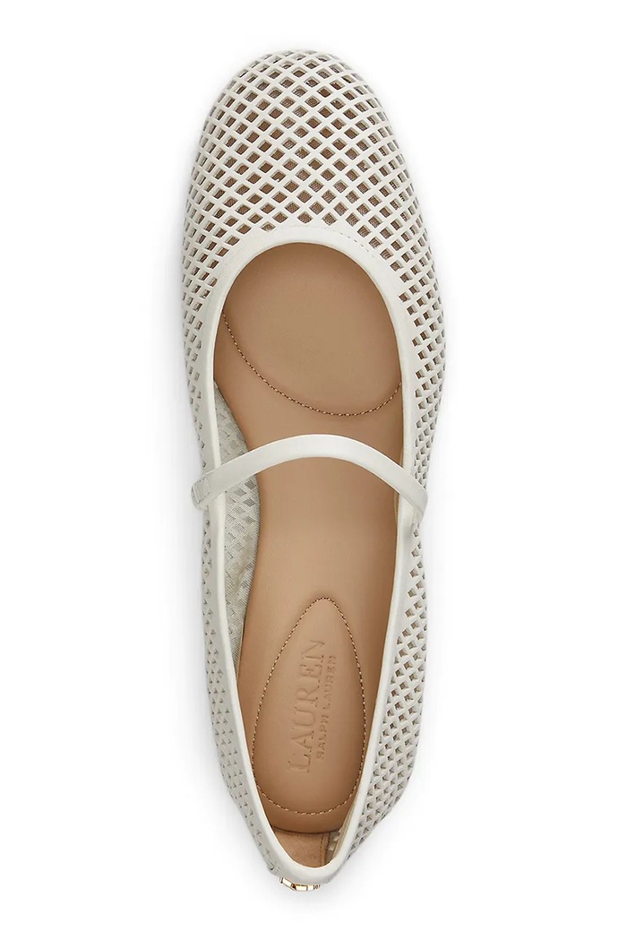 Obuv Lauren Ralph Lauren baleríny kožené Jayna Mj 802P04176004.100 béžová