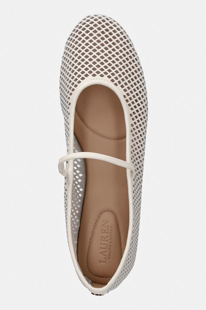 Lauren Ralph Lauren Балерини кожени Jayna Mj бежов 802P04176004.100
