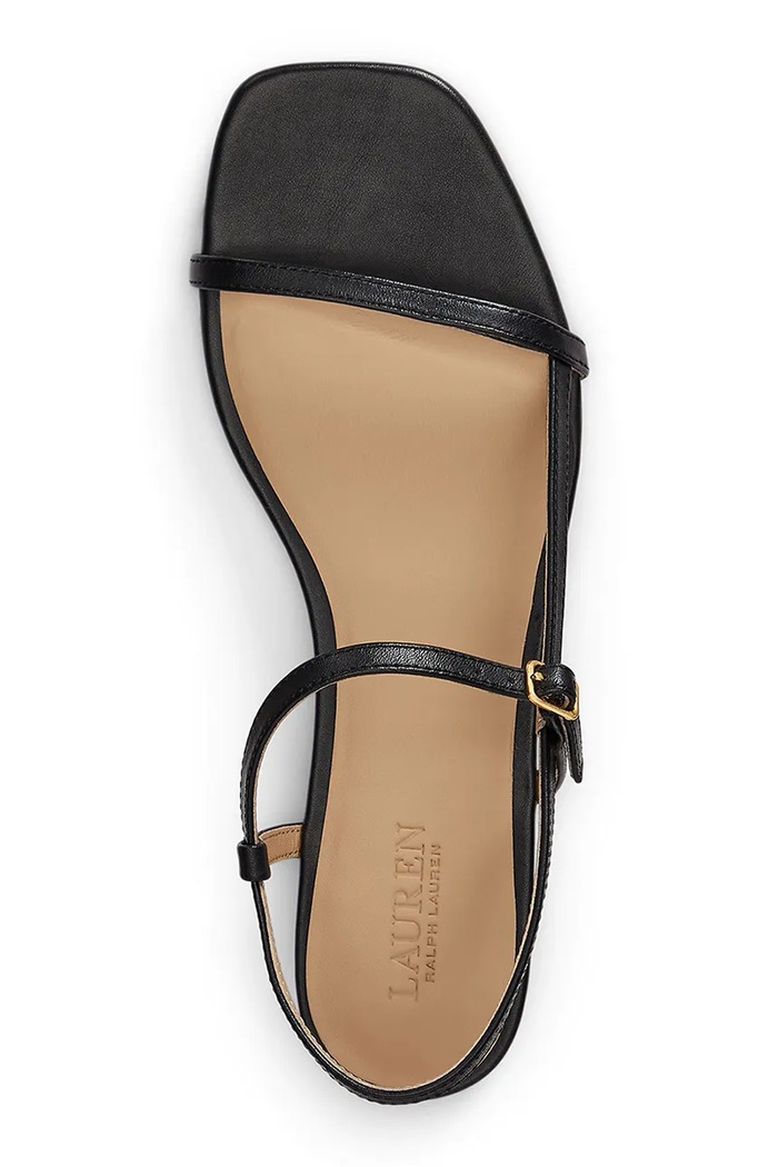 Obuwie Lauren Ralph Lauren sandały skórzane Lainee 802P04394001.001 czarny