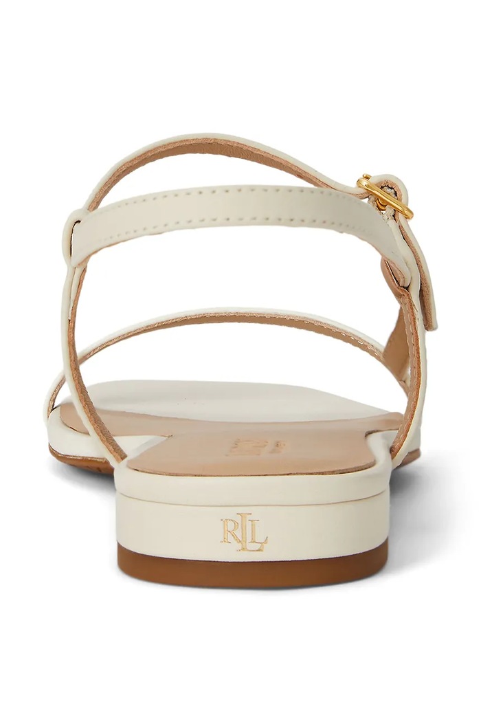 Lauren Ralph Lauren sandale de piele Lainee bej 802P04394004.100
