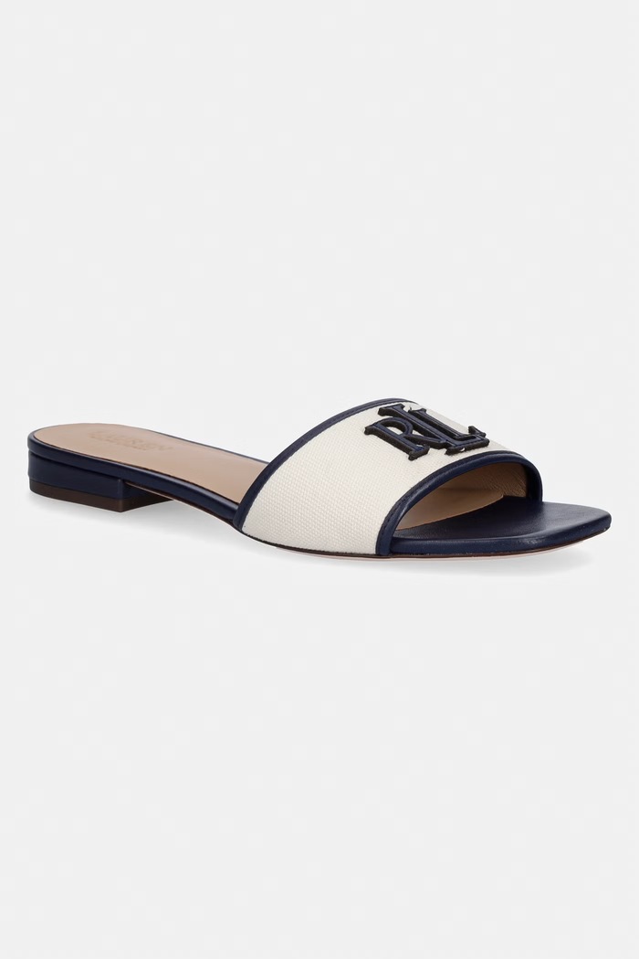 Lauren Ralph Lauren papuci Everley Sld2 piele bleumarin 802P04395001.250