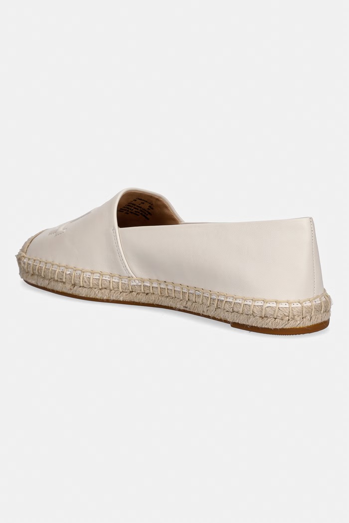 Boty Kožené espadrilky Lauren Ralph Lauren Cameryn Lg 2 802P04415004.100 béžová